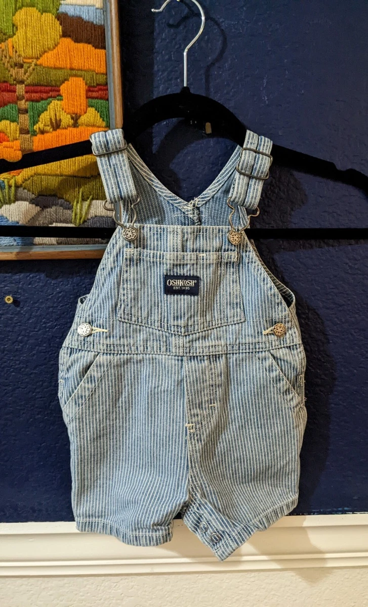 Baby sales striped overalls