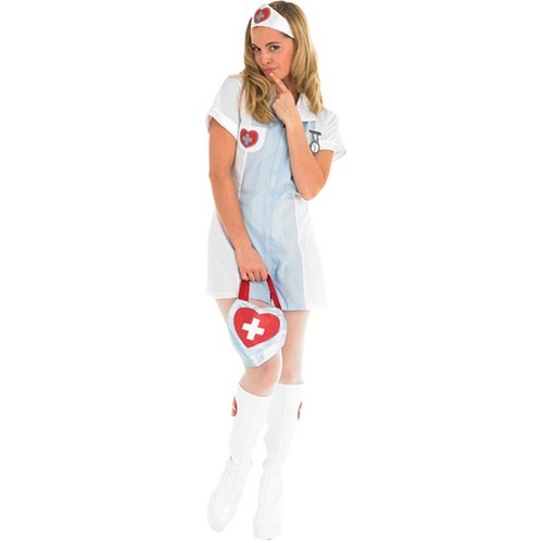 Rubie's Nurse Fancy Dress Adult Costume Small UK 8-10 - Picture 13 of 24