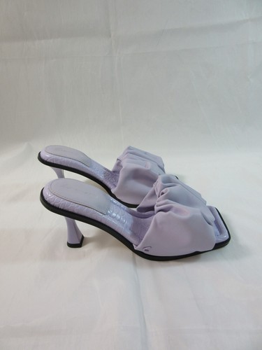 Sandalias de tacón de gatito de noche SAM EDELMAN lavanda sin cordones talla 6 1/2 - Imagen 2 de 6