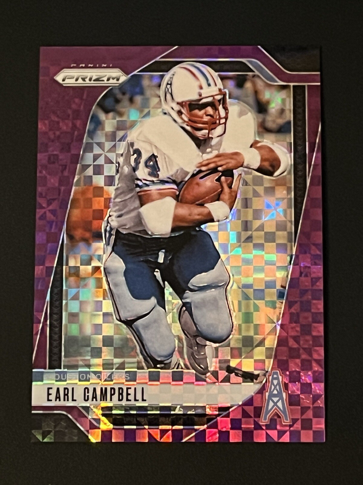 2024 Panini Prizm - Purple Power Prizm #297 Earl Campbell /49