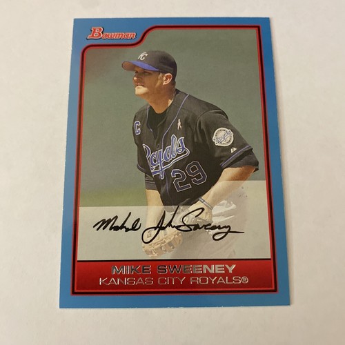 2006 Bowman Blue Kansas City Royals Baseball Card #33 Mike Sweeney /500