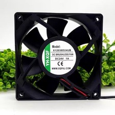 YH-XQF X12038D24UB DC24V 1A 12CM 2-Wire Inverter Cooling Fan