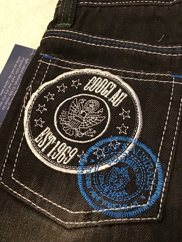Coogi Australia Kids Jeans Shorts 4T Black Baggy 2000s Classic Pants - Picture 3 of 7