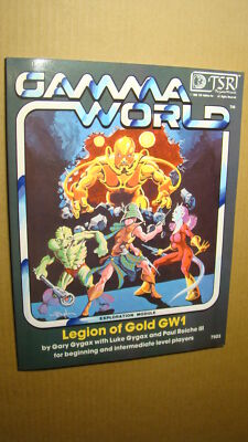 GAMMA WORLD GW1 - LEGION OF GOLD *NM/MT 9.8 NEW MINT* DUNGEONS DRAGONS MODULE