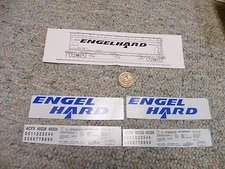 S DeSignS decals S Engelhard ACF 52'  center flo hopper bl let white car N118