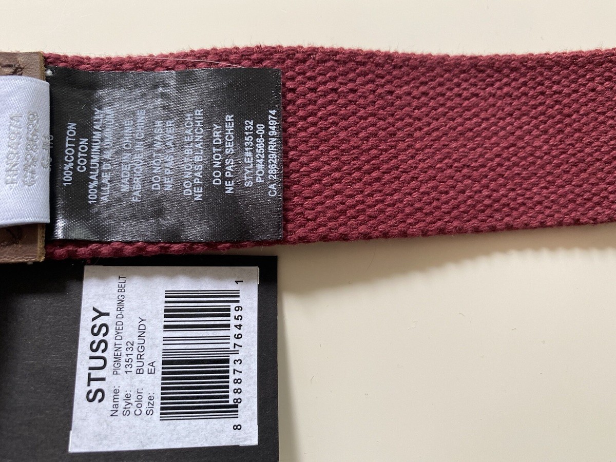 小物 STUSSY PIGMENT DYED D-RING BELT Stussy Pigment Dyed D-Ring Belt | eBay