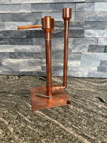 Handcrafted Copper Proofing Parrot Heads for Air Still With Alcohol Hydrometer