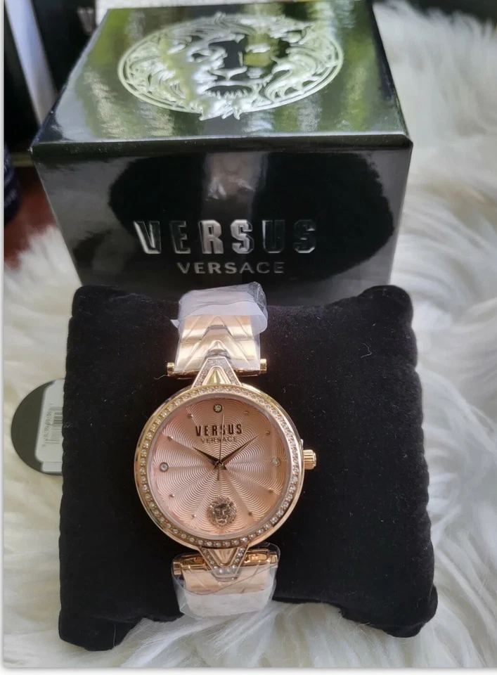 Versus Versace Mujer Oro Rosa VSPCI5521 NUEVO EN CAJA Estuche 34mm Foto 2 de 2