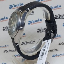 Brand New Seiko 5 Sports SRPG39K1 Day Date Automatic Blue Dial Military Leather 3