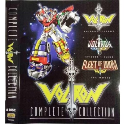 Voltron Defender of The Universe Season 1-2 Fleet of Doom Movie Animated  DVD