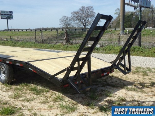2024 dte 28 ft deckover flatbed 14k gvwr equipment trailer bumper pull 8.5 x28 - Picture 6 of 12