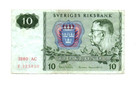 10 Kronor Fine Banknote From Sweden 1980 Pick-52