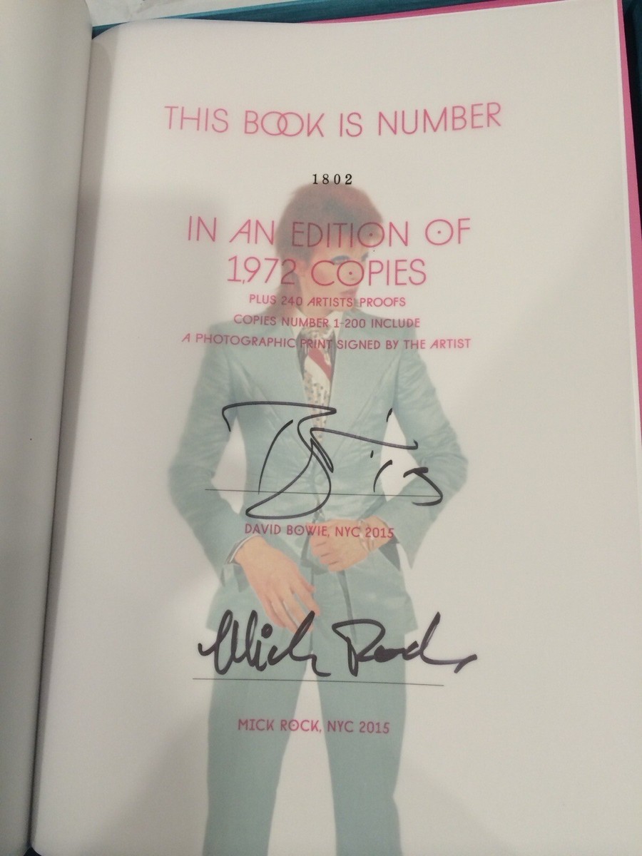 Mick Rock: The Rise Of David Bowie Taschen Book RARE | eBay UK