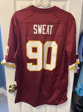 Montez Sweat Washington Football Team Nike Men's Burgundy Game Jersey Medium
