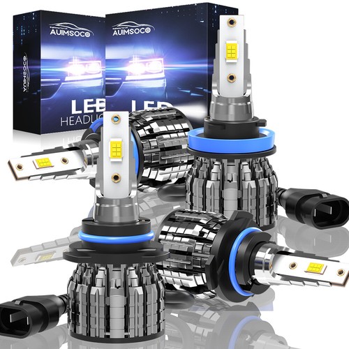 For Chevy C1500 2500 3500 1990-98 6000K LED Headlight Bulbs Hi-Lo Beam Combo Kit - Foto 2
