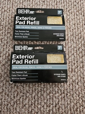 Behr Exterior Stain Pad Applicator Refill 7'' 2 PACK W000649