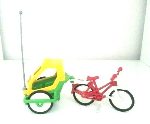 PLAYMOBIL 6388 Fahrrad mit Kinderanhänger günstig kaufen