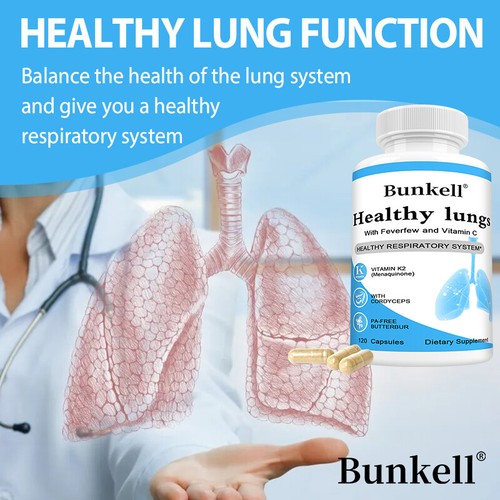 Lung Detox & Cleanse - Cordyceps, Quercetin, Bromelain - gesunde Lungenergänzung - Bild 8 von 15
