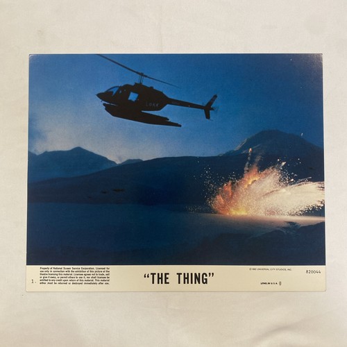 RARE 1982 THE THING UNUSED ORIGINAL 8x10 LOBBY SET OF 8 COMPLETE MINT CARPENTER - Picture 2 of 9