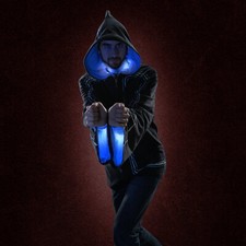 Technomancer Digital Wizard Hoodie Thinkgeek Light up Spell Motion Hoody