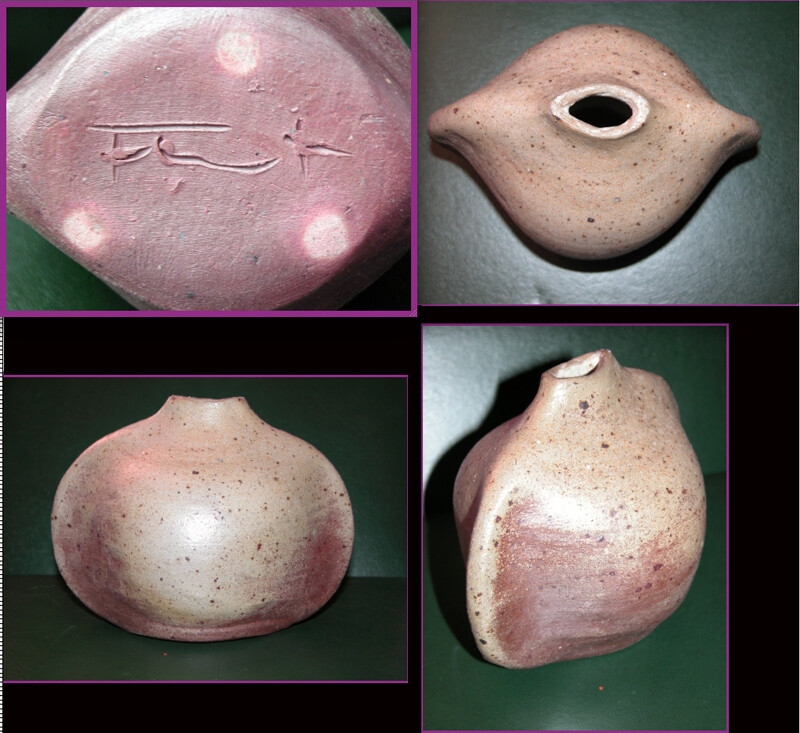 Vase Ancien En Grès De La Borne – Signature à Identifier – Décoratif – France