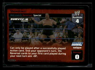 2005 WWE Raw Deal Survivor Series 3 Showdown! #396 Big Show Foil ES8573