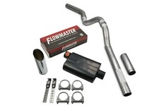 Chevy Suburban 07-14 3" Single Exhaust Kit C Exit Flowmaster Super 44 SW Tip
