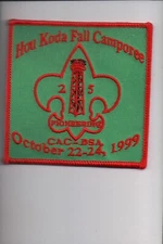 1999 CAC Hou Koda Fall Camporee patch