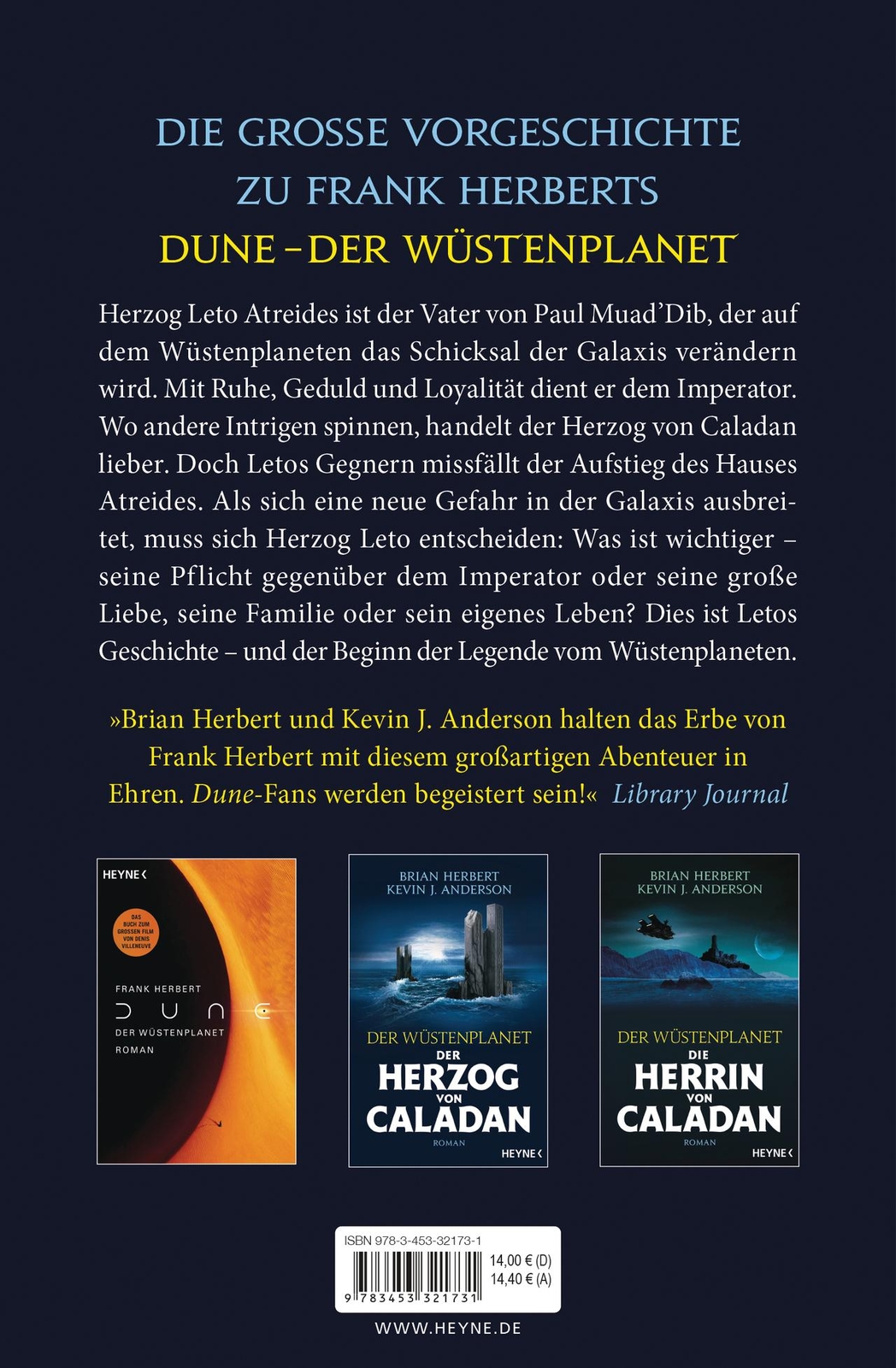 Thumbnail - Der Wüstenplanet - Der Herzog Von Caladan Brian Herbert