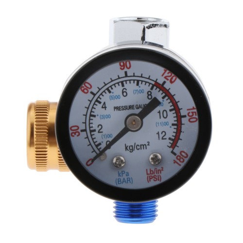 Regolatore Di Pressione Per Pistola A Spruzzo - Manometro G1/4, 0-140 Psi, Per Verniciature