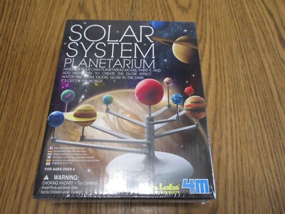 Solar System Planetarium Model Kit Kidz Labs 4M Science Exploration - BRAND NEW