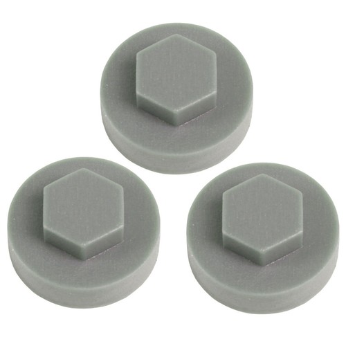 25 HEX COVER CAPS TEK Roofing Screws/Bolt Head Finishing Dome MERLIN