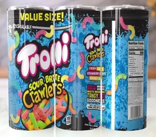 Trolli Gummy Candy Inspired 20oz Tumbler – Colorful Sweet Treats Stainless Steel