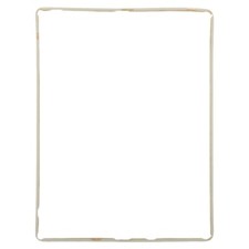 Digitizer Frame with adhesive for Apple iPad 2 White Border Place Holder Chassis