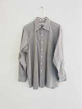 Vintage 90s Peterborough Row Pinstriped Button Down Shirt XL