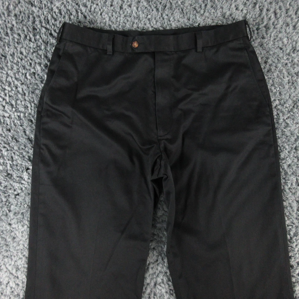 Pantalones chinos rectos Jos A Bank para hombre 38x30 negros viajeros calce a medida 37x29,5* Foto 2 de 4