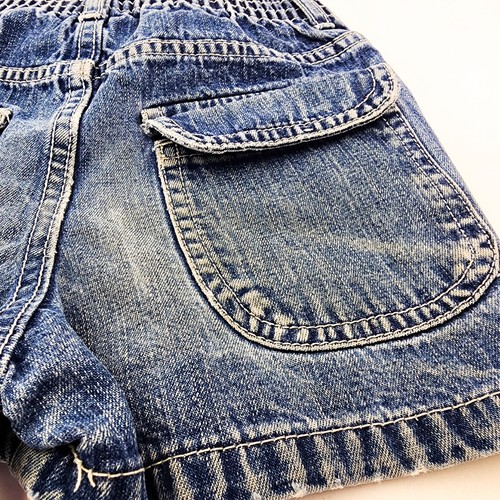 Vinatge Circo Girls Denim Jean Shorts Size 5 Elastic Waist 100% Cotton - Picture 7 of 7