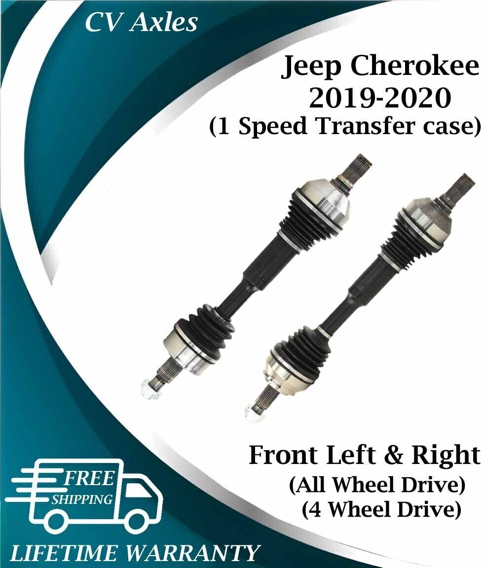 2019-2020 Jeep Cherokee 4X4 Front CV Axle OE Replacement with Lifetime Warranty