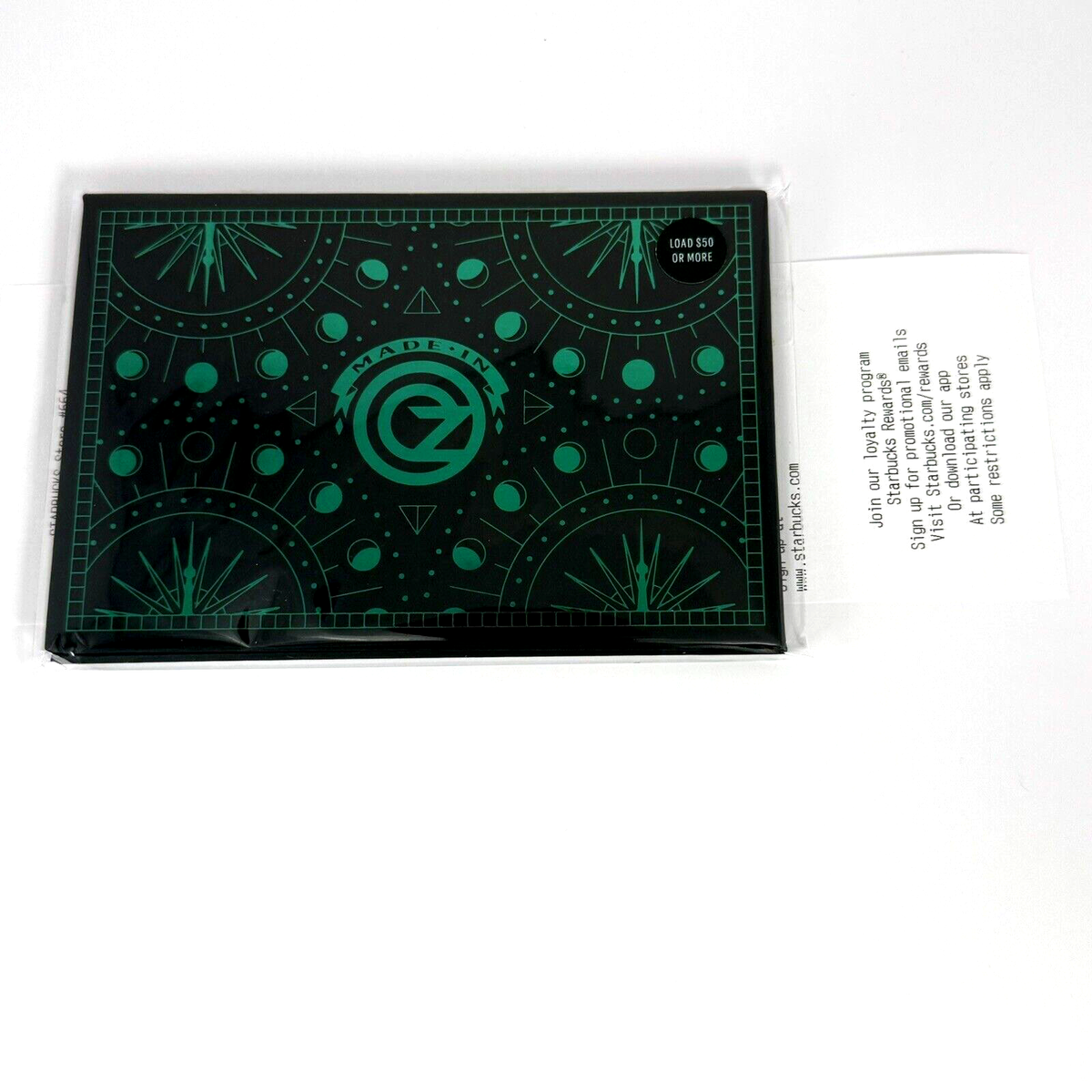 北米限定販売☆Starbucks Wicked gold keychain☆ Limited Edition Starbucks WICKED Gold Metal Gift Card