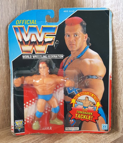 Vintage WWF Hasbro MOC Tatanka wwe wrestling...