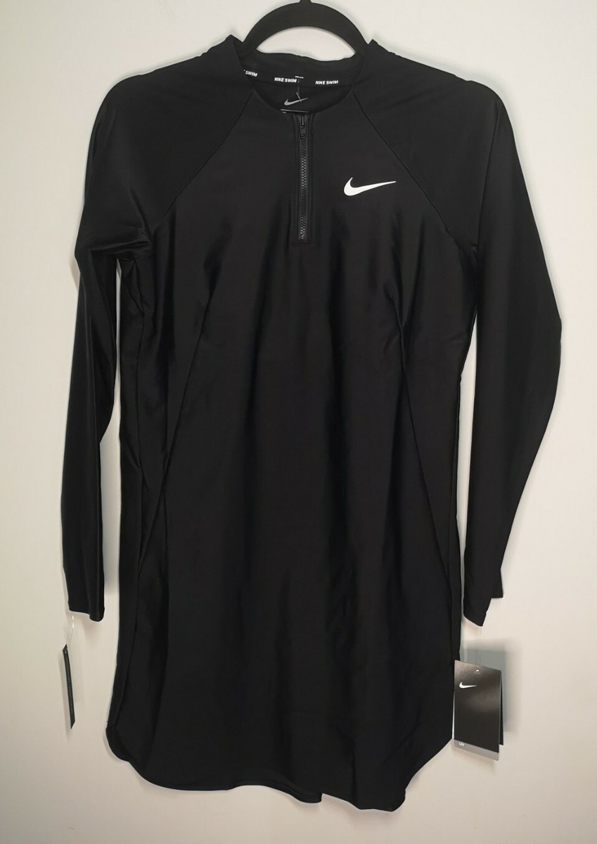 Nike Victory Full Coverage Black Swim Tunic Nessa440-440 Women's