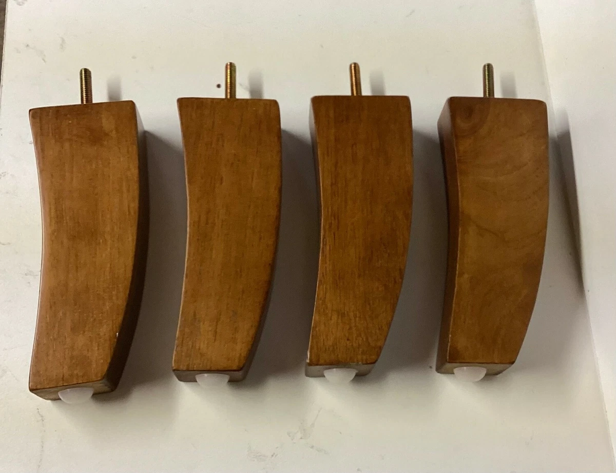 Curved outlet furniture legs
