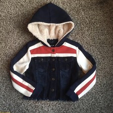 Joe s Jeans Hooded Boys Denim Jacket size 5