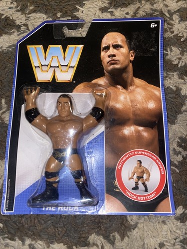 WWE Mattel Retro Series 2 THE ROCK Dwayne Johnson ...