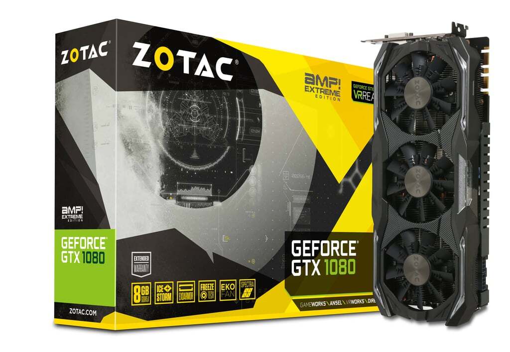 | Extreme AMP 1080 GTX GeForce NVIDIA Zotac zotac製 8GB GTX1080 8GB Bit 256 | GDDR5X グラフィックボード・グラボ・ビデオカード