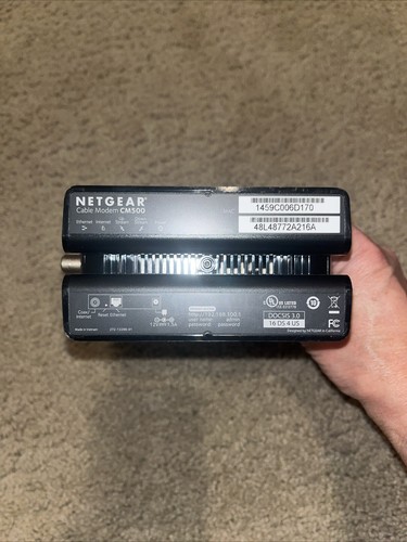 Netgear CM500 16x4 DOCSIS 3.0 High Speed Cable Internet Modem w Power - Bild 4 von 6