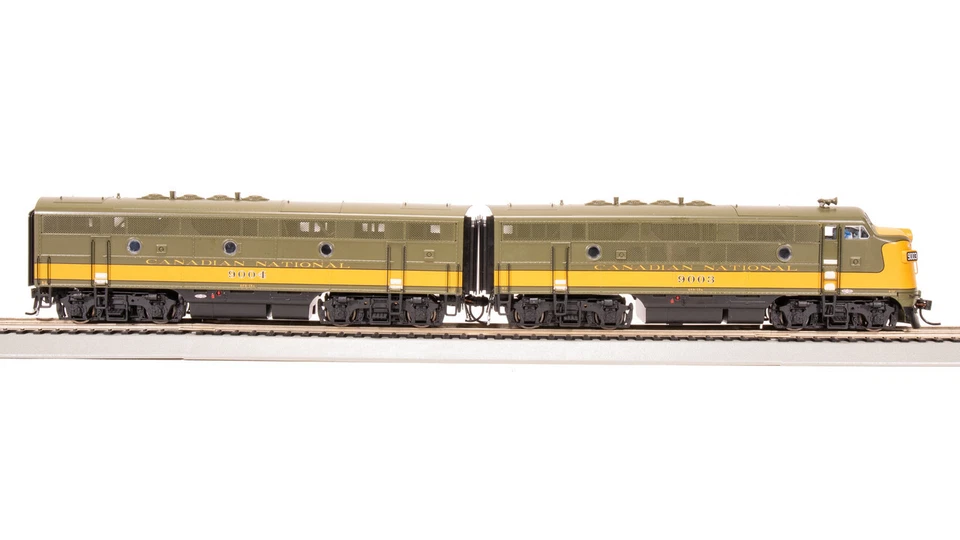 Broadway Limited 8161 HO CN EMD F3 A/B Olive Green & Gold 9003/9004 - Image 4 of 4