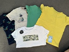 Matalan Etc Bundle T-shirts x 5 Aged 18-24 Months