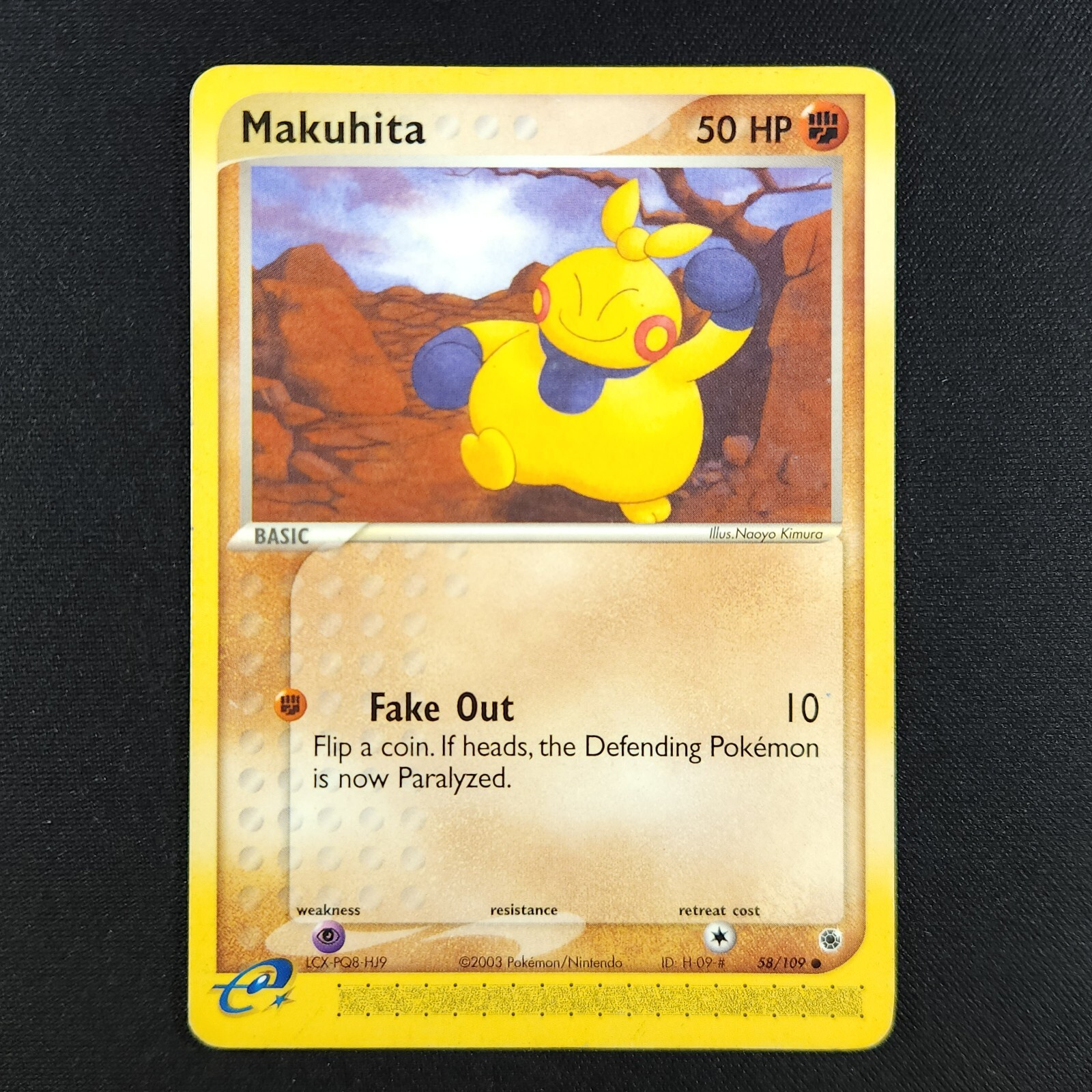 Makuhita 58/109 - Ruby & Sapphire - Pokémon Card