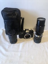 Vivitar v335 with Vivitar 28-70mm lens,70-210mm Lens,Promaster Spectrum 7 55mm  